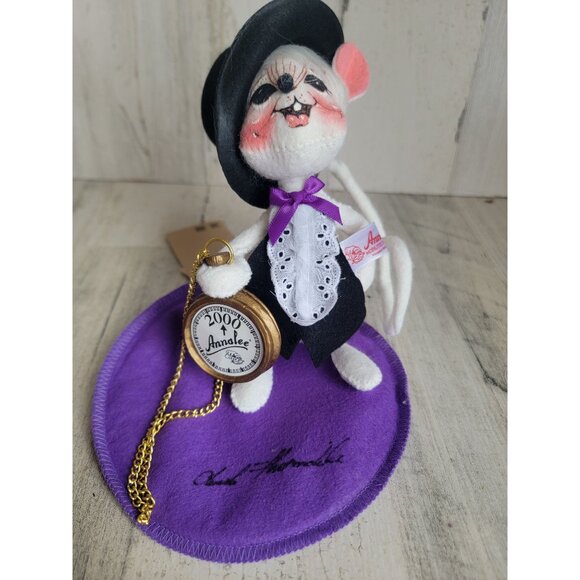 Annalee celebrate 2000 mouse new year vintage doll Society - Picture 3 of 6